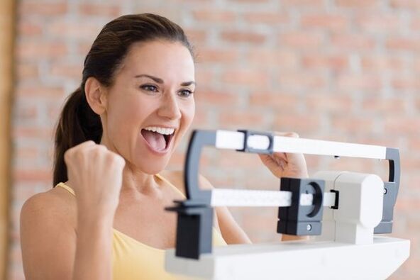 The achieved result of losing weight will be fixed if you control the diet