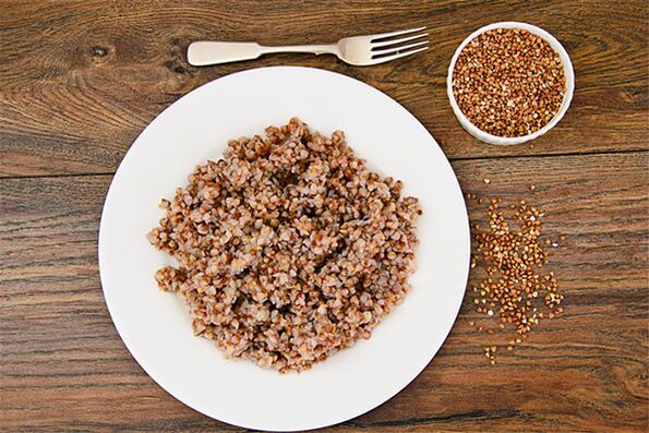 stewed buckwheat on a diet