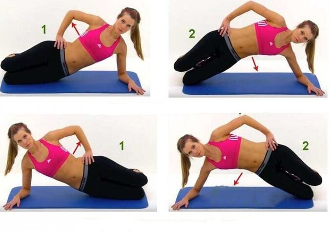 Side plank exercises